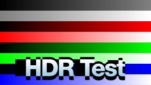 Тест на плавность градиентов HDR