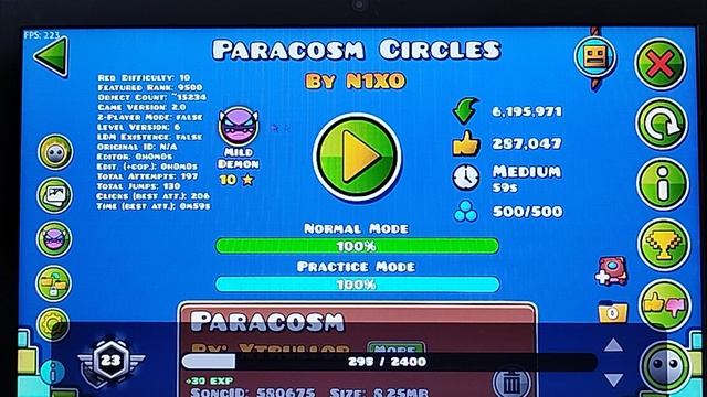 Paracosm Circles (100% medium demon) смотреть онлайн