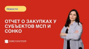Отчет о закупках у субъектов МСП и СОНКО: кому, когда и как сдавать в 2025 году