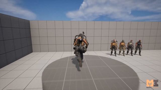 Female Soldier 02 (Callsign TARANTULA) Test In UE4,UE5