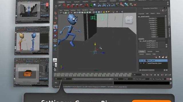 Introduction to Camera Animation in Maya 2011 смотреть онлайн