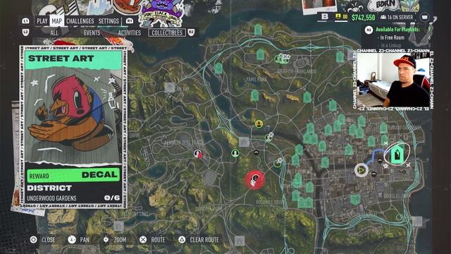 NFS Unbound | Street Art Гайд | Lake Virgil | University Central | Southland Drive | Yams Park