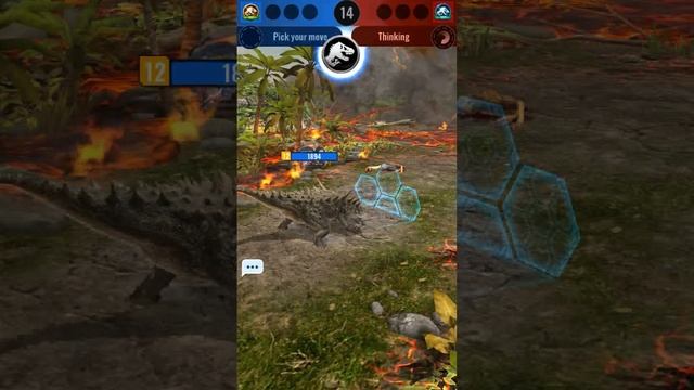 ERLIKOSAURUS VS VELOCIRAPTOR BETA II Jurassic World Alive II Dinosaurs Fight смотреть онлайн