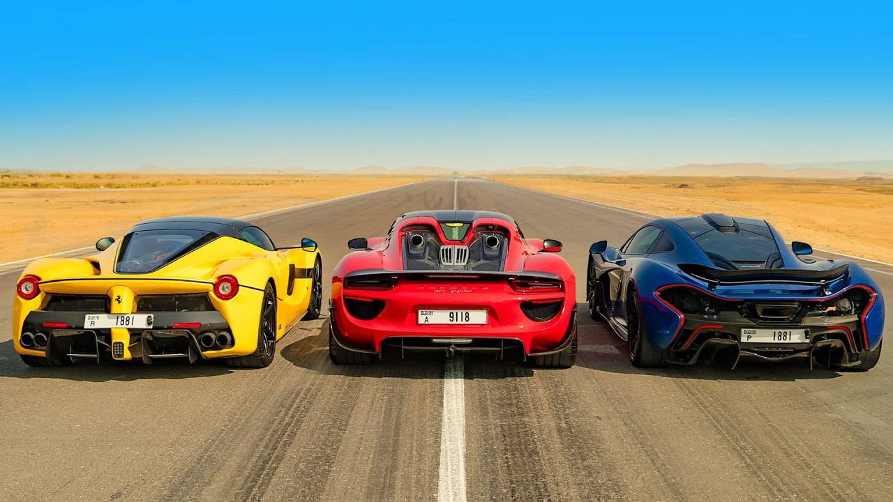 Кто победит в заезде： P1 или La Ferrari или же 918？ смотреть онлайн
