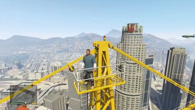 GTA V с высоты птичьего полета смотреть онлайн