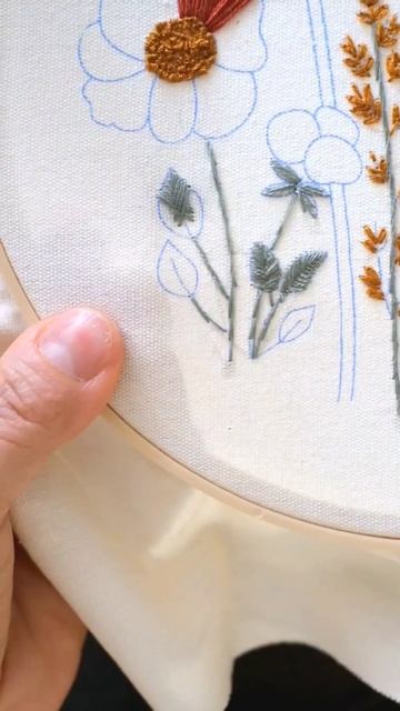 fishbone Stitch / Punto pasado abierto стежок рыбья косточка #embroidery #вышивка #stitch смотреть онлайн