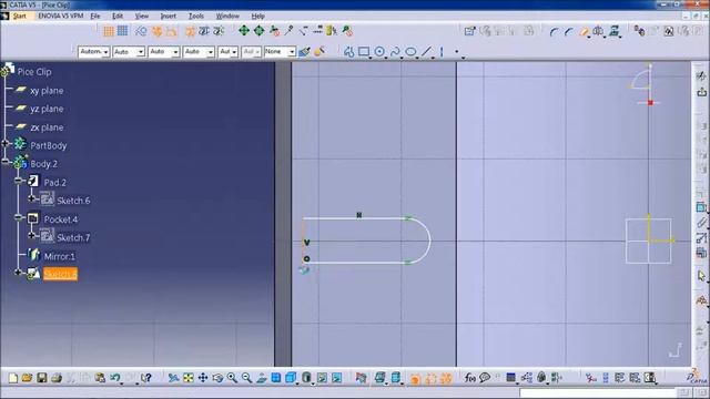 CATIA V5/V6 Tutorial | Pipe Clip design *New* Step-By-Step смотреть онлайн