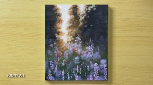 Красиво и просто рисуем лесные цветы / Акриловая живопись