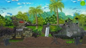 БОЛЬШАЯ ИСТОРИЯ как КВ-44 освобождал остров + бонусная концовка - Мультики про танки