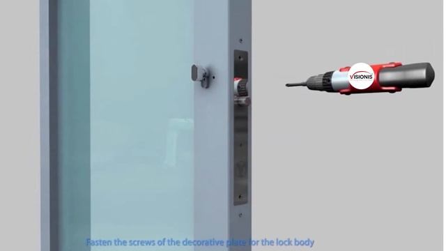 Electric Drop Bolt Lock VIS-DP103WCY-FSE-LED - Installation Video смотреть онлайн