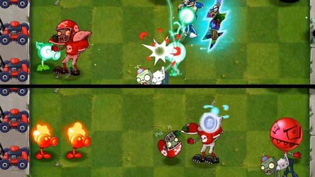 Premium Plants Electric Peashooter 10 vs Fire Peashooter 10 Levels PVZ 2 смотреть онлайн