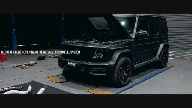 Mercedes Benz W464 G500 RES EXHAUST с теплозащитным экраном и системой Valvetronic.