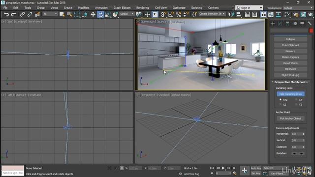 12 Aligning a camera to a background with Perspective Match смотреть онлайн