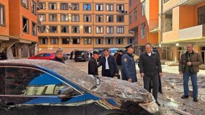 Глава Дагестана Сергей Меликов прибыл на место взрыва многоэтажного дома в Махачкале