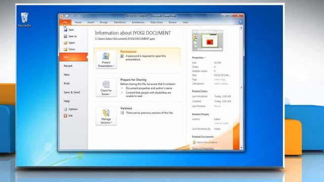 How to Remove Password Protection from Microsoft® PowerPoint 2010 Presentation смотреть онлайн