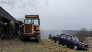 Оживление ДТ-75 после не долгого простоя. Осмотр гидравлики.