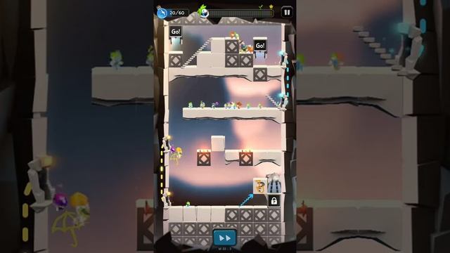 Lemmings. World 8 - Asteroid. Level W 32-3. Perfect Walkthrough. смотреть онлайн