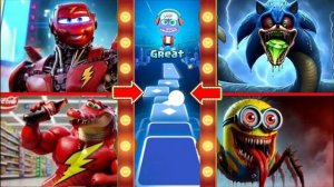 Трансформеры Маккуина🆚 Пожиратель голов Соника🆚 Крокодил Маккуина🆚 Миньон ужасов-Прялка