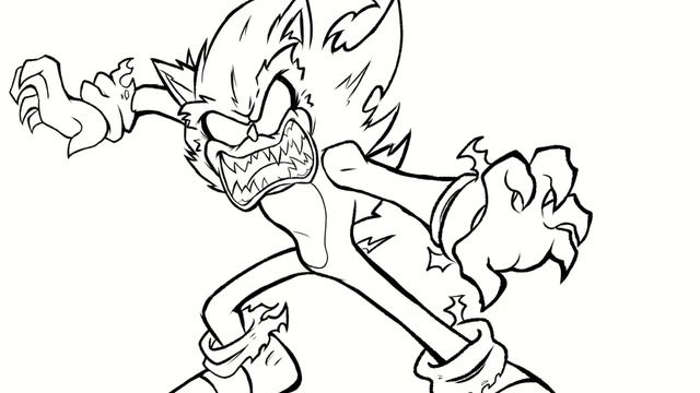 Fleetway Super Sonic Speed Paint