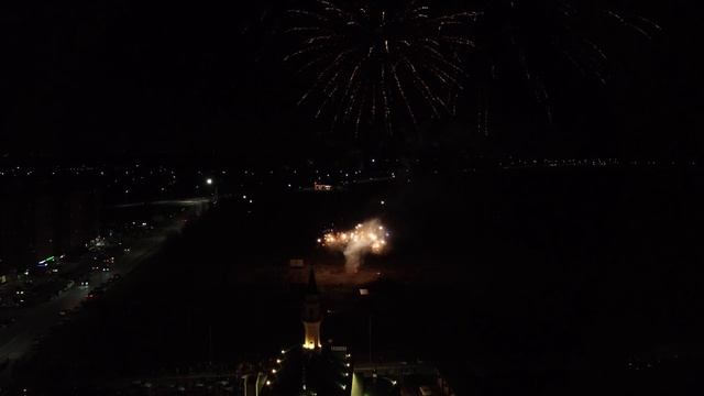 Организация свадебного салюта в Казани, запуск фейерверков, выезд пиротехника. Салют 2,5 мин. смотреть онлайн