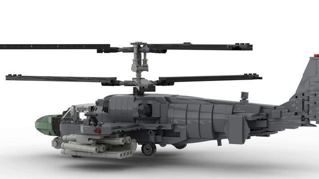 Вертолет Ка-52 Аллигатор из конструктора Лего смотреть онлайн