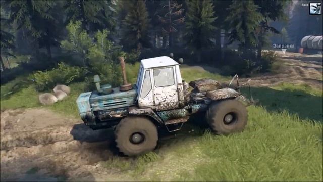 Spintires 2014 - Т-150К смотреть онлайн