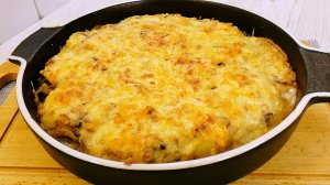 Домашний рецепт в духовке! Простая и сытная картофельная запеканка – идеальный ужин!