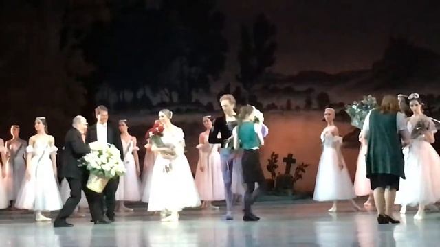 VKVAFMBK/Giselle, Curtain Call Alina Somova, David Hallberg ☁️Giselle Ballet,Mariinsky, 12.07.2018 смотреть онлайн