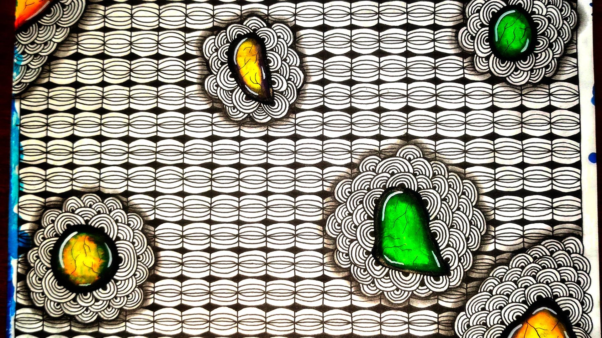 ЗенАрт Камни в танглах смотреть онлайн