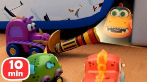 Мультики про Машинки Мокас — ЧТО ПРЯЧЕТСЯ ПОД КРОВАТЬЮ? Видео для малышей