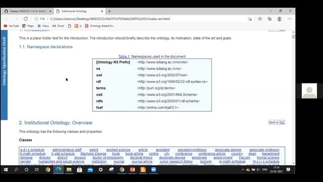 Lab-3 | Dr. Biswanath Dutta and team | Ontology Documentation (using Widoco) | SemTech2020 смотреть онлайн