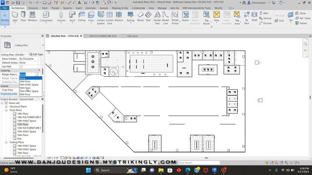 HOW TO SHOW FURNITURE ON RCP IN REVIT смотреть онлайн