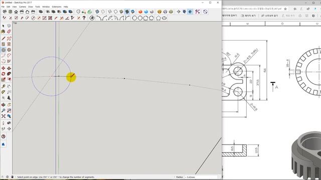 3d 프린터를 위한 스케치업 모델링(Sketchup modeling for 3d printers) - 스케치업부품모델링 #1-40 смотреть онлайн