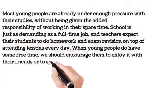 IELTS Writing Task 2 teenagers should be required to do unpaid work in their free time смотреть онлайн