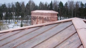 Работы по фальцевойй кровли