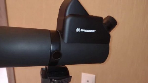 BRESSER spotting scope 15x60 on 159cm tripod SUPER complect!