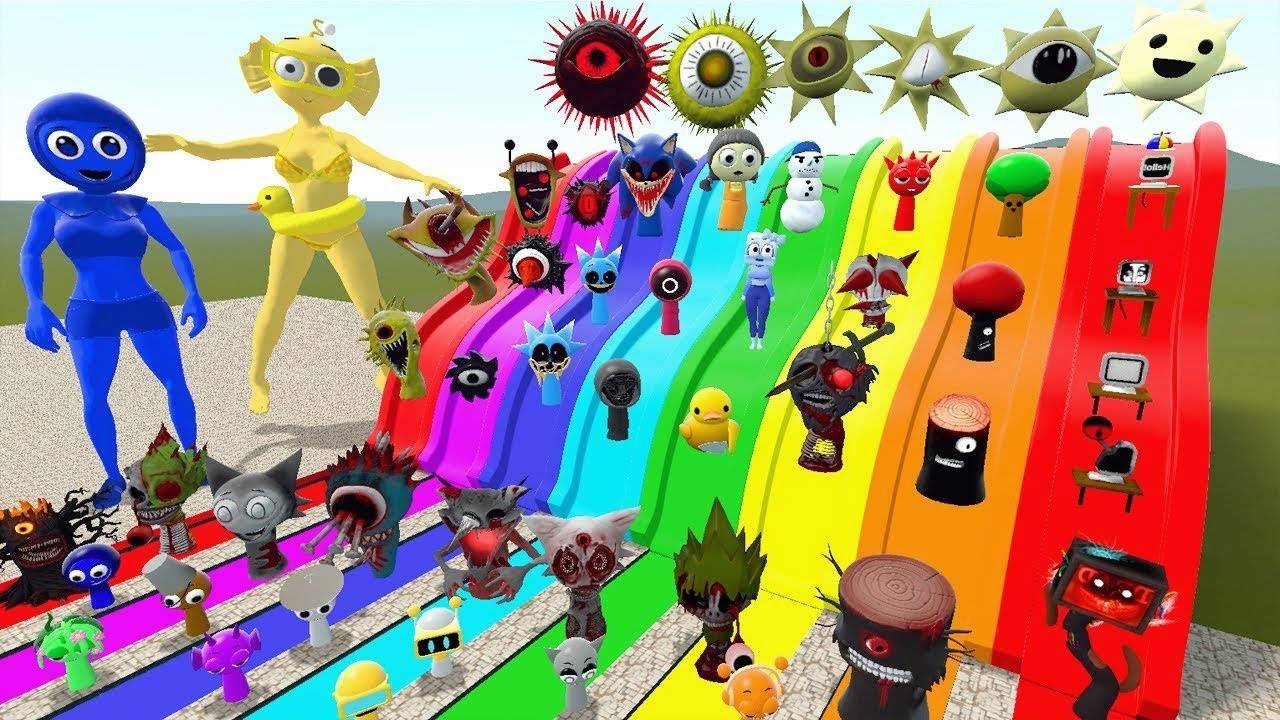 ВСЕ ФАЗЫ ВЕСЕЛОЙ КОМПЬЮТЕРНОЙ ЭВОЛЮЦИИ МИСТЕРА СОЛНЦА в РАДУЖНОЙ ГОРКЕ смотреть онлайн