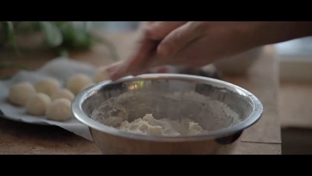 Easy Ricotta Donuts With Blackcurrants And Whipped Yogurt