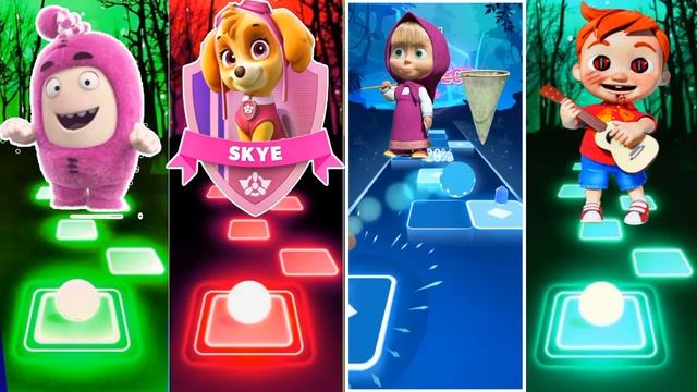 Oddbods-Skye-Masha-Cocomelon ||Tileshop game смотреть онлайн
