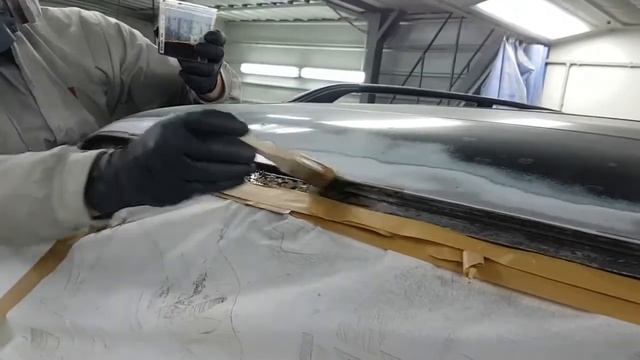 Обработка рамки стекла от коррозии и грунтование смотреть онлайн