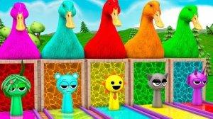 СПРУНКИ гонки на гигантской утке, Винерия, Небо, Дюрпл, Серый, Мистер Солнце, Анимация