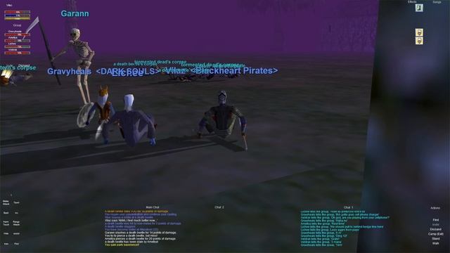 Everquest old school : Part 25 - Left Side Court-Yard Group - Unrest - Dark Elf Shadow Knight смотреть онлайн