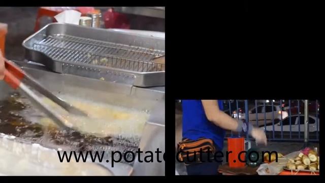 How to make a tornado potato cutter slicer chipstix Устройство для нарезки КАРТОШКИ ТОРНАДО смотреть онлайн