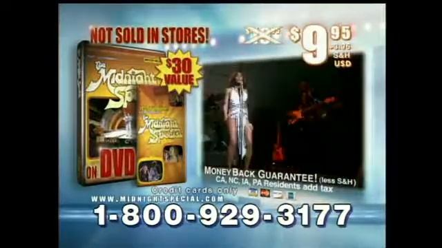 Burt Sugarman's The Midnight Special TV Commercial смотреть онлайн