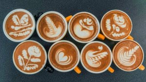 КРАСИВЫЕ РИСУНКИ НА КОФЕ☕ 
ЛАТТЕ-АРТ