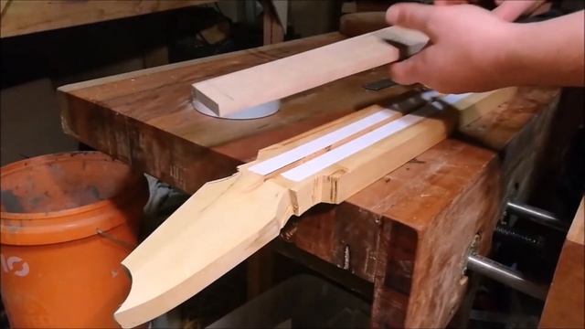Monster Guitars 075: Building the first neck in the new workshop part 1 смотреть онлайн