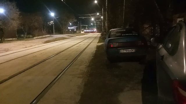 Трамвай 71-628 н02 м9 Инструментальная улица и собаки в Таганроге 18 Марта 2024 года смотреть онлайн