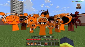 Incredibox SPRUNKI Oren МОД ВСЕ Фазы в Minecraft PE | Incredibox Sprunki
