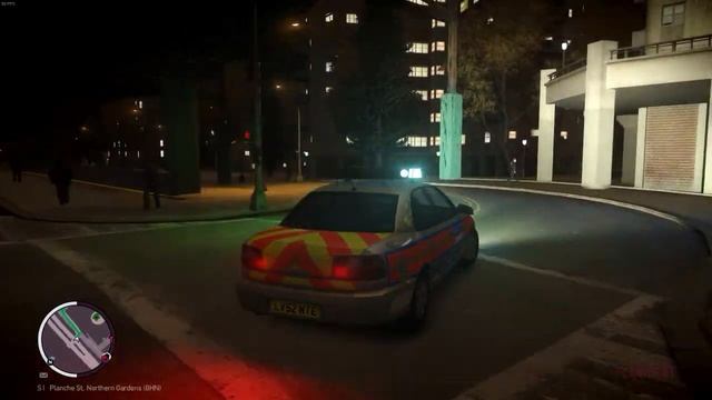 GTA IV PC - Vauxhall Omega Blue Light Run смотреть онлайн