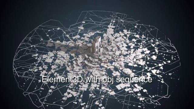 Greeble City 02 Element3D preview смотреть онлайн
